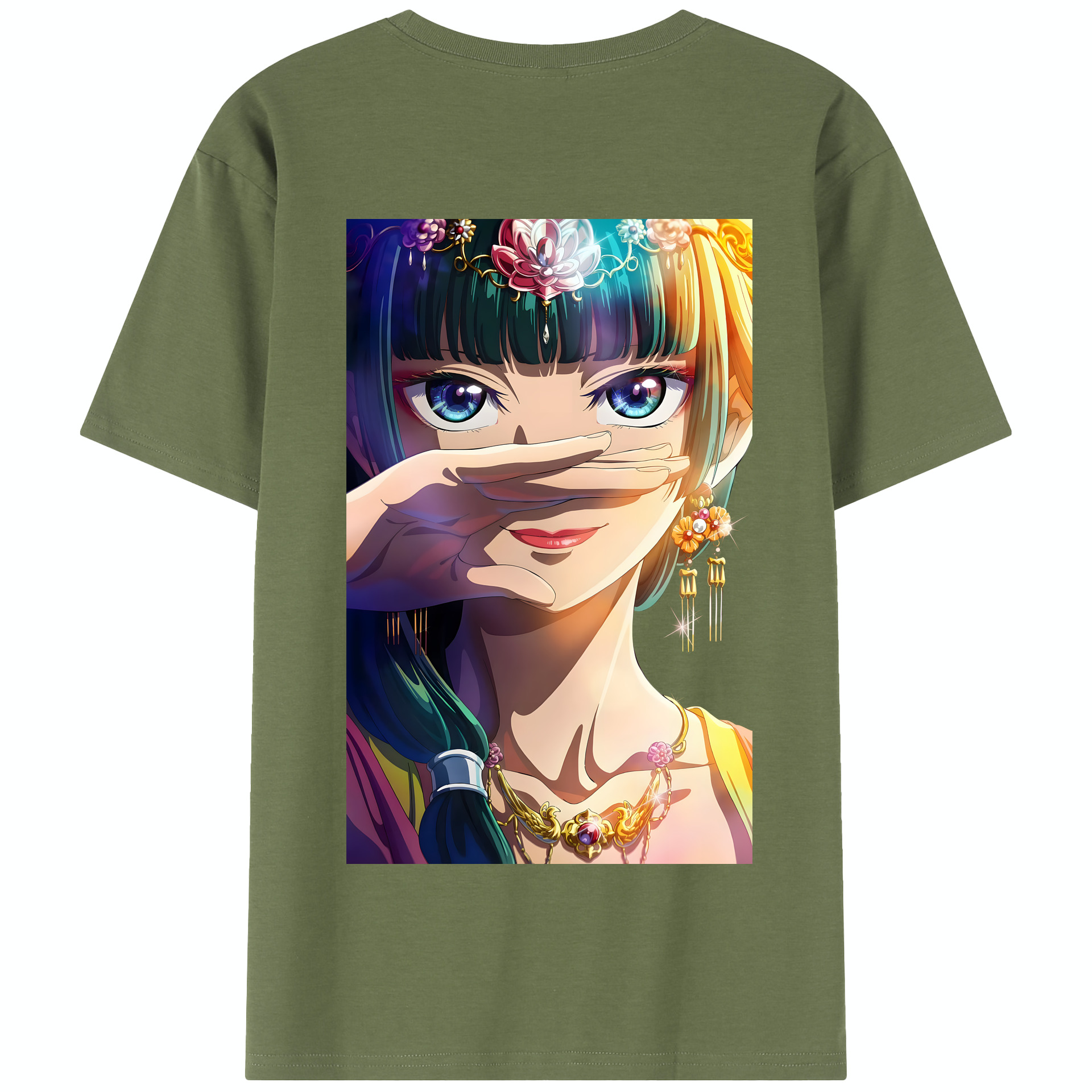 （画像用） 薬屋のひとりごと The Apothecary Diaries 綿100％半袖Tシャツ（背面プリント）